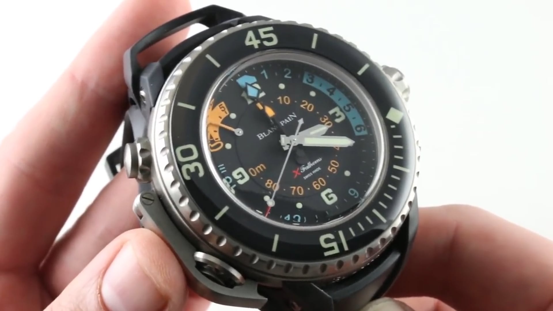 Blancpain Fifty Fathoms X Fathoms Diving Depth Gauge - Chronograph 5018-1230-64A