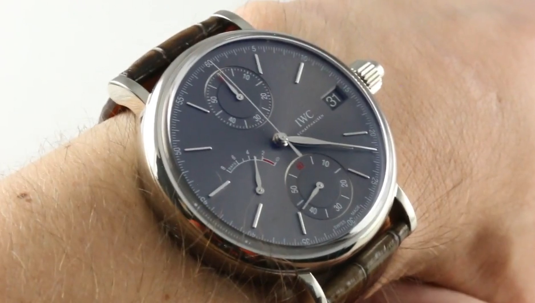 IWC Portofino Monopusher Chronograph 8 Day IW5151-03 Review