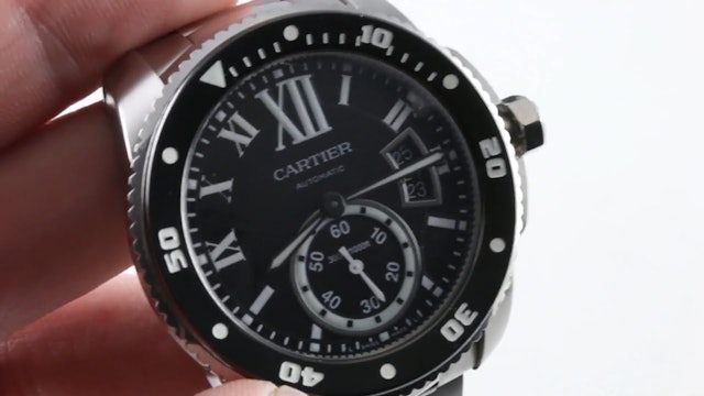 Cartier Calibre De Cartier Diver W7100057 Review
