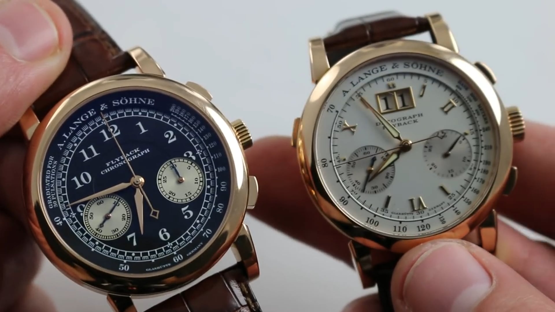 A Lange Sohne Datograph vs 1815 Chronograph Watch Review