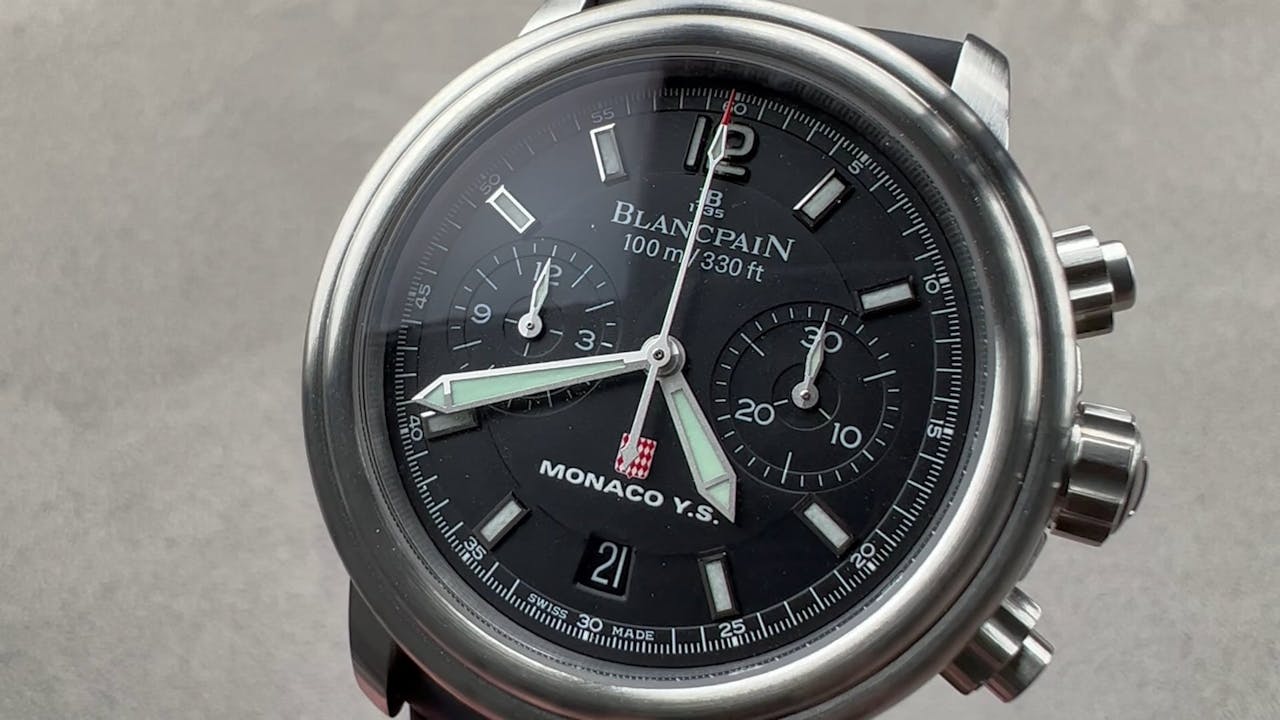 Blancpain Leman Flyback Chronograph Monaco Yacht Show 2185F 1130Y