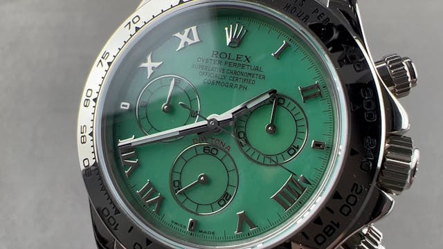 Rolex Daytona Green Chrysoprase Dial ...