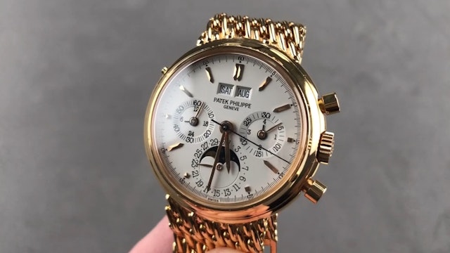 Patek Philippe 3970-002R Perpetual Calendar Chronograph Full Bracelet Review