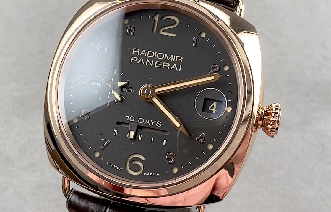 Panerai Radiomir 10 Days GMT Oro Rosso PAM 497 Panerai Reviews