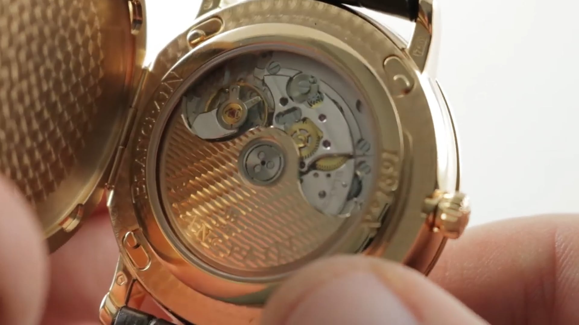 Blancpain Complete Calendar Half Hunter 6664 3642 55B Blancpain Watch Review