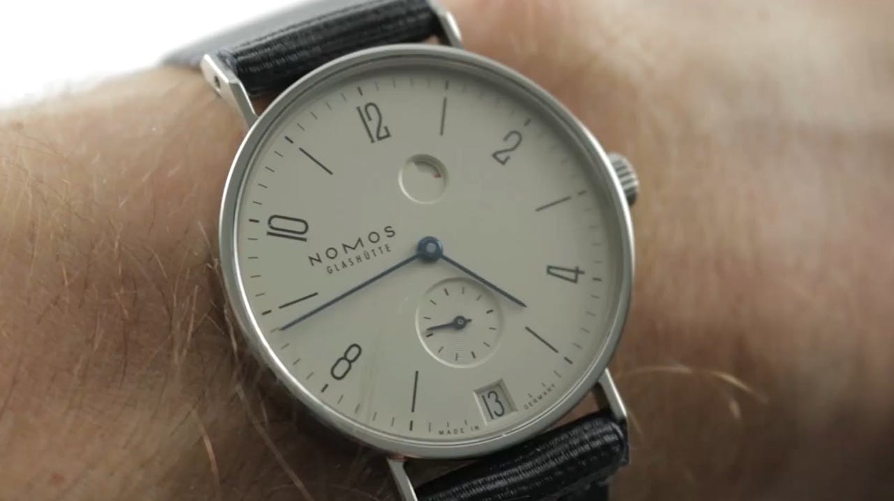 Nomos Glashutte Tangente Date Power Reserve 131 Review Nomos