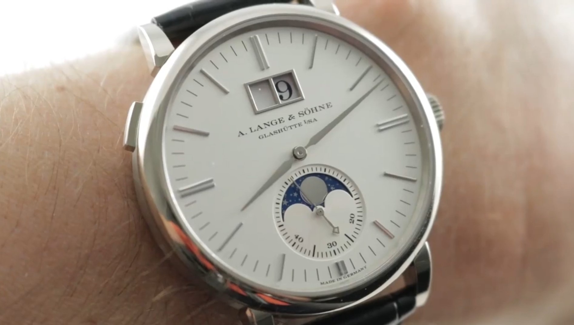 A. Lange & Sohne Saxonia Moon Phase (384.026) Review