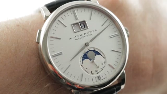 A. Lange & Sohne Saxonia Moon Phase (...