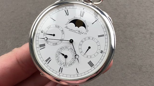 IWC Moon Phase Pocket Watch IW5503-03