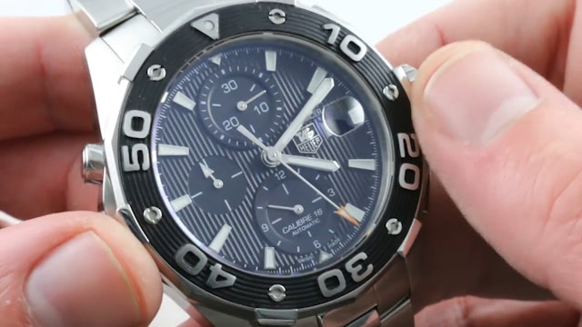 TAG Heuer Aquaracer 500 Chronograph (CAJ2110.BA0872) Dive Watch Review