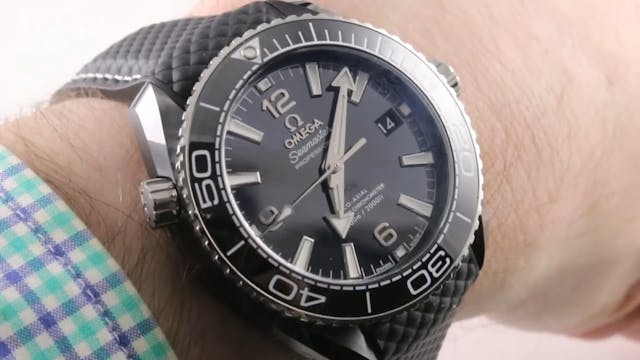 Omega Seamaster Planet Ocean Black Ce...