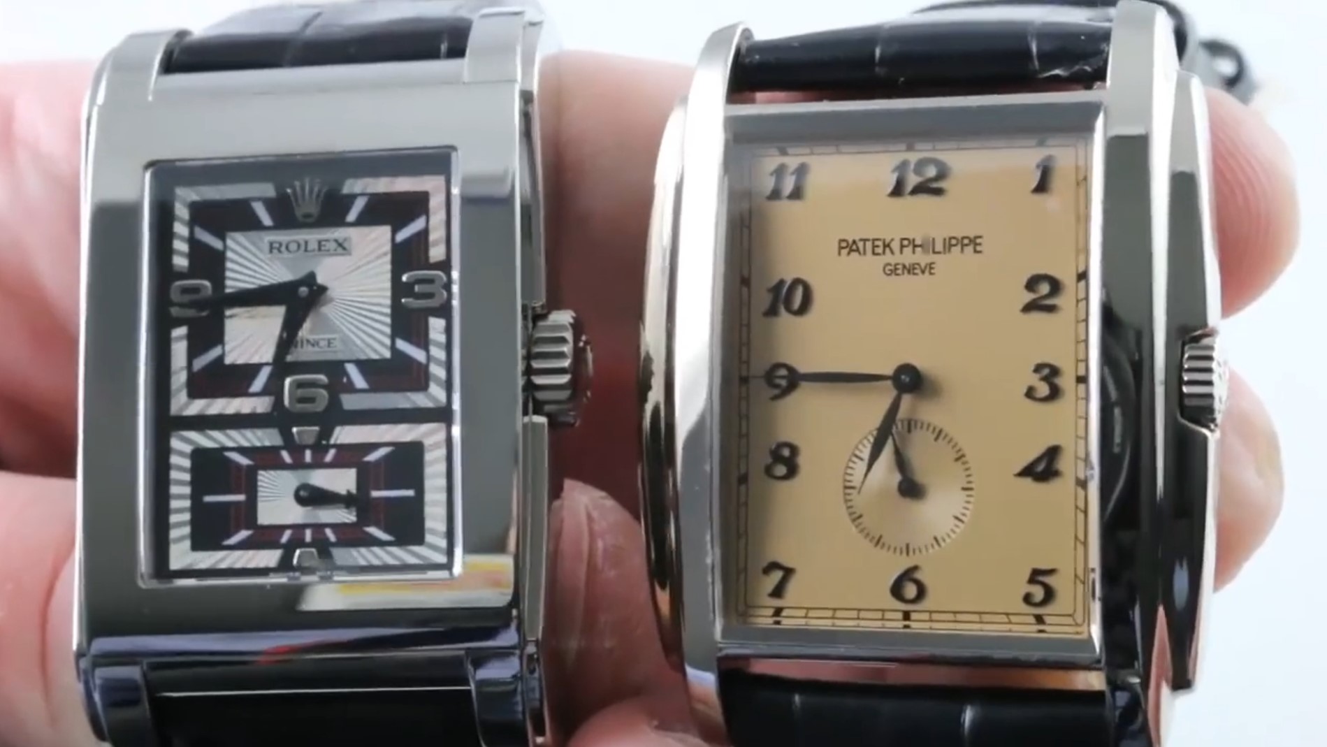 Patek Philippe Gondolo (5124G-001) vs. Rolex Cellini Prince (5443/9)