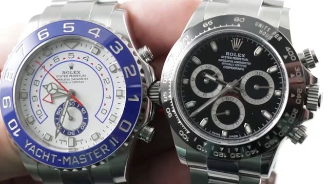 Rolex Daytona vs Rolex Yacht Master I...
