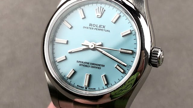 2021 Rolex Oyster Perpetual 31mm Turq...