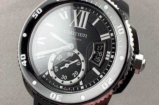 Cartier Calibre de Cartier Carbon Diver WSCA0006