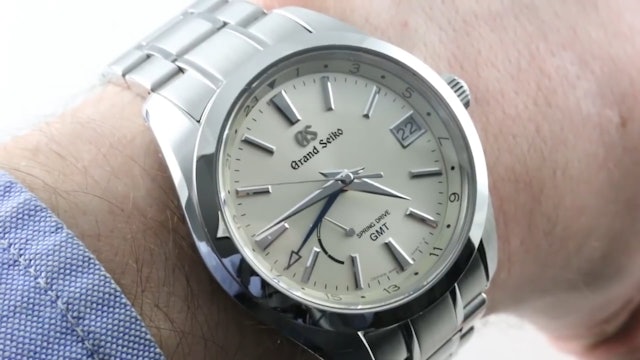 Grand Seiko Spring Drive GMT Champagne Dial SBGE205 Review