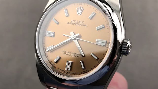 Rolex Oyster Perpetual 36mm White Gra...
