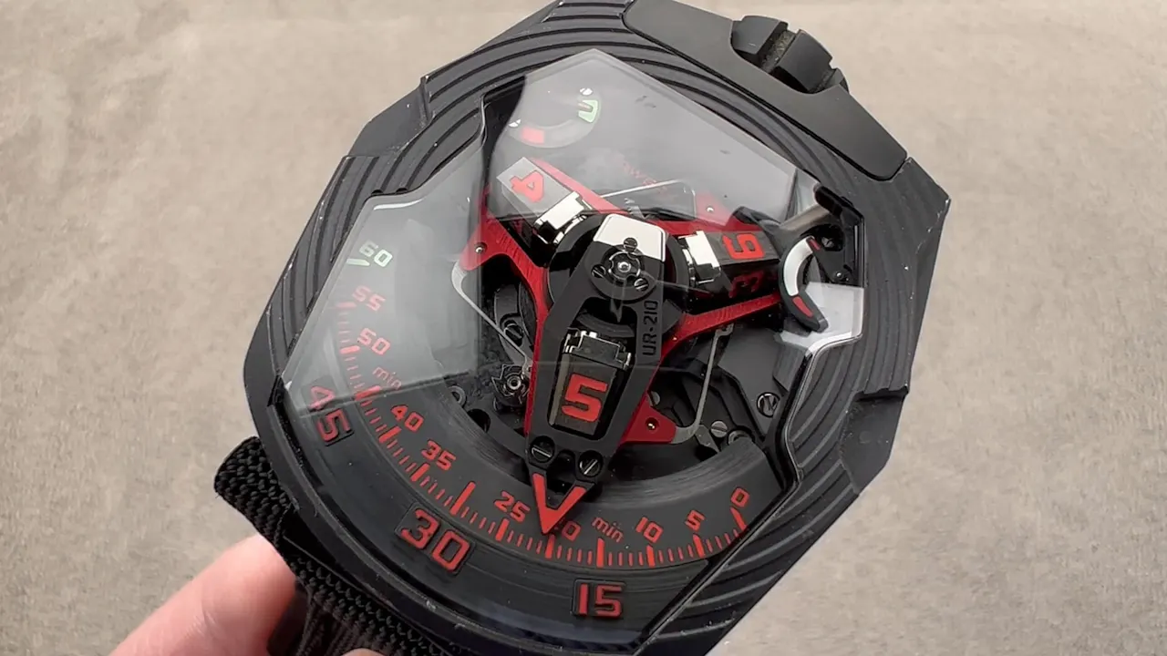 Urwerk UR-210 Royal Hawk Limited Edition DLC UR210RoyalHawk - Urwerk ...