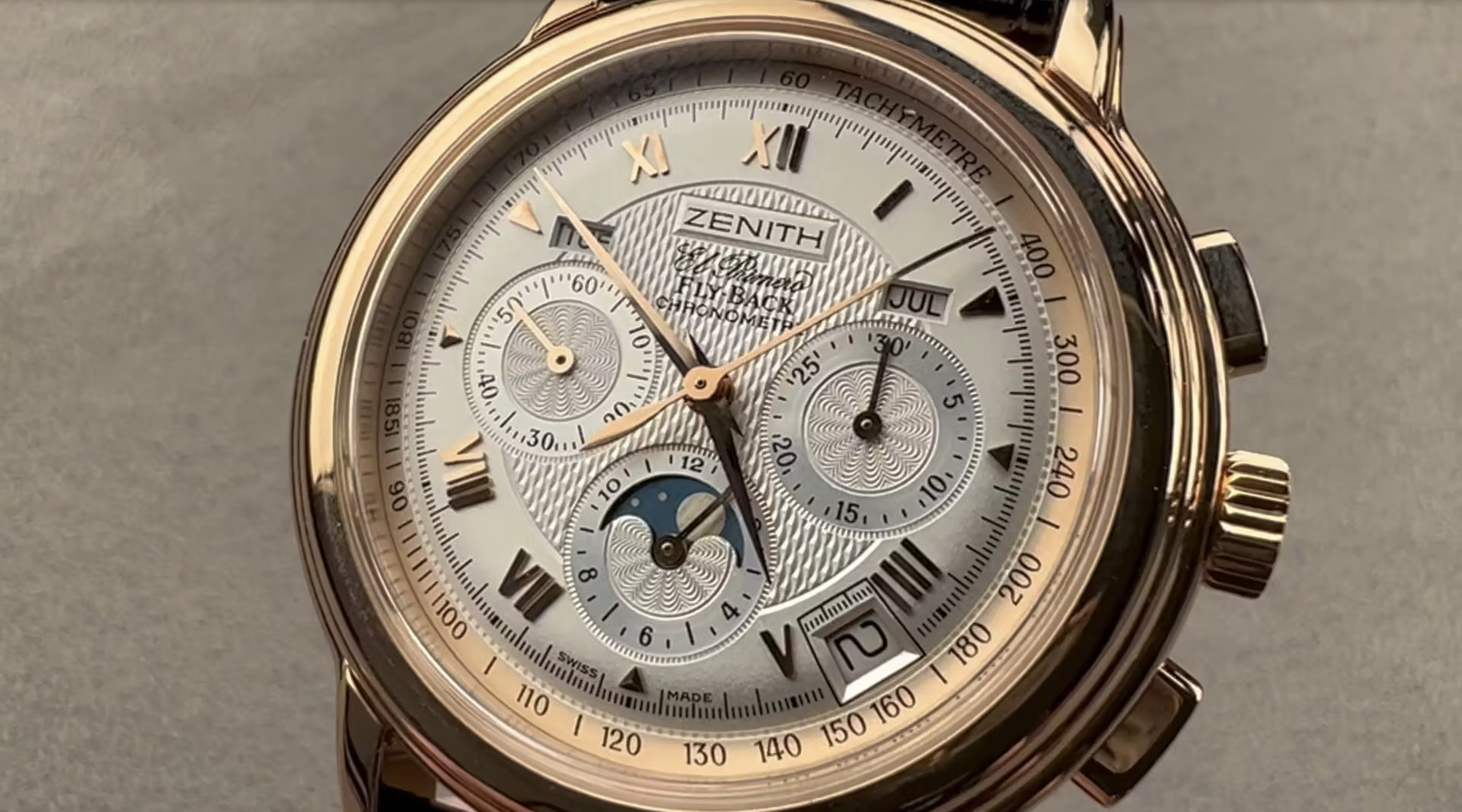 Zenith El Primero Chronomaster GT Triple Calendar Flyback Chronograph 