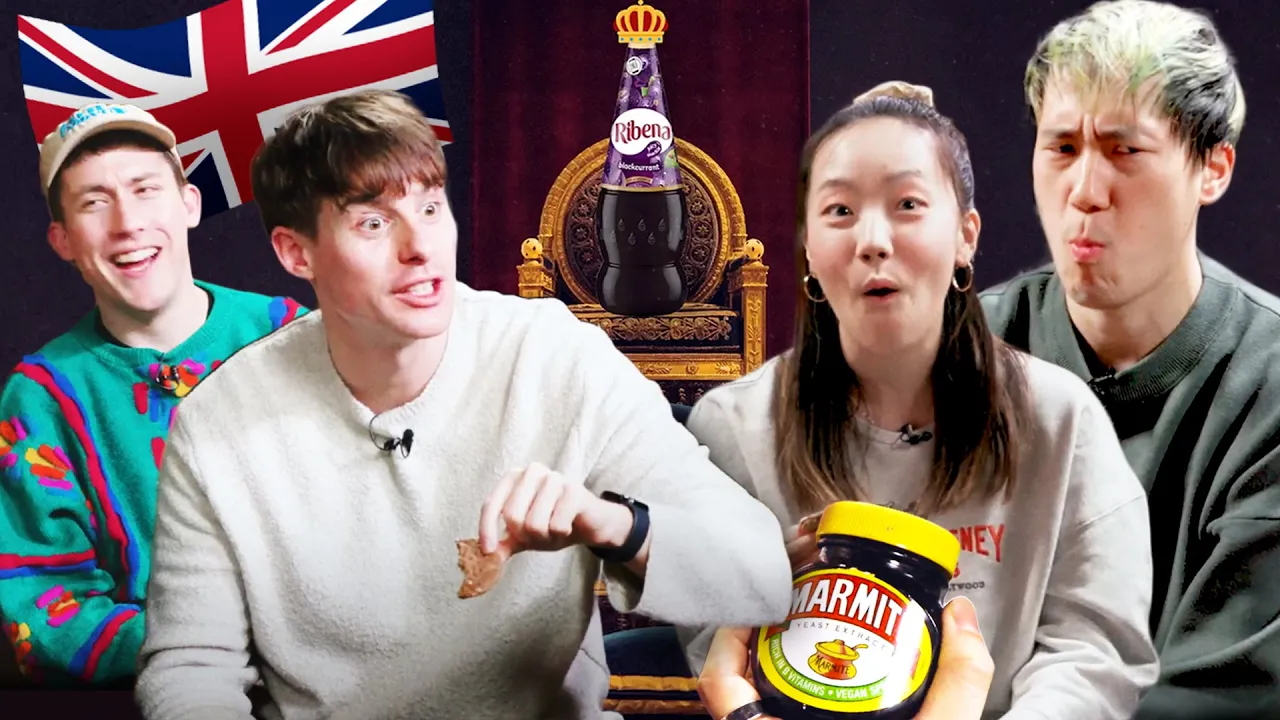 Americans Try Famous British Snacks For The First Time (Feat. Korean Englishman)