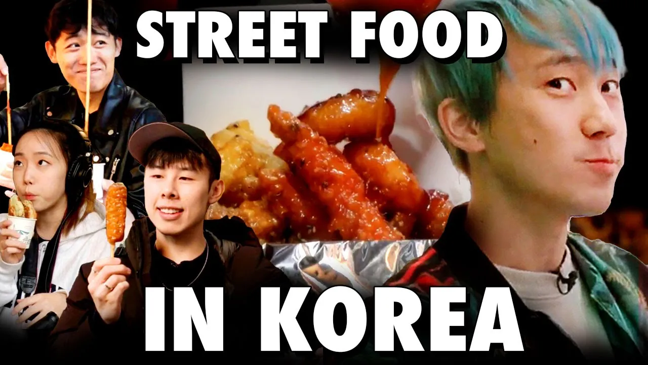 Steven Tries 23 Korean Street Foods In A Row