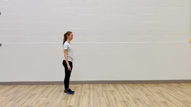 Beginner: Off-ice skating style lunge...