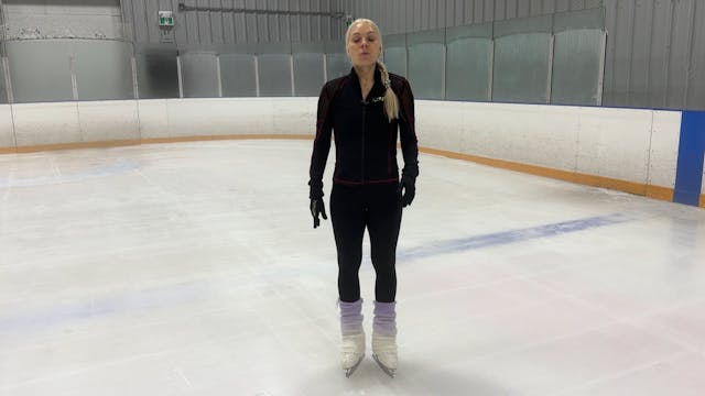 Toe-loop chasse extension across the ...