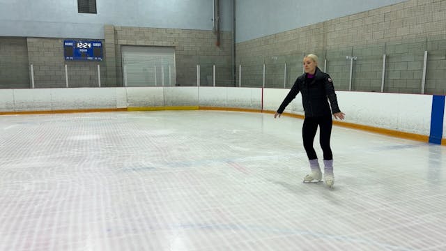 Back outside counter, c-step sequence...