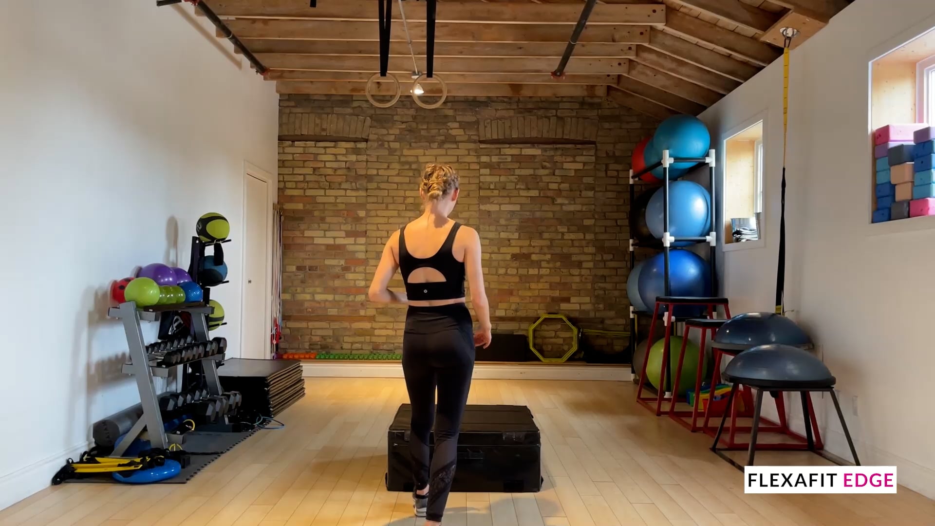 2-Foot Box Jump To 1/2 Turn Off Box With Double Toe-Loop: Advanced-Elite