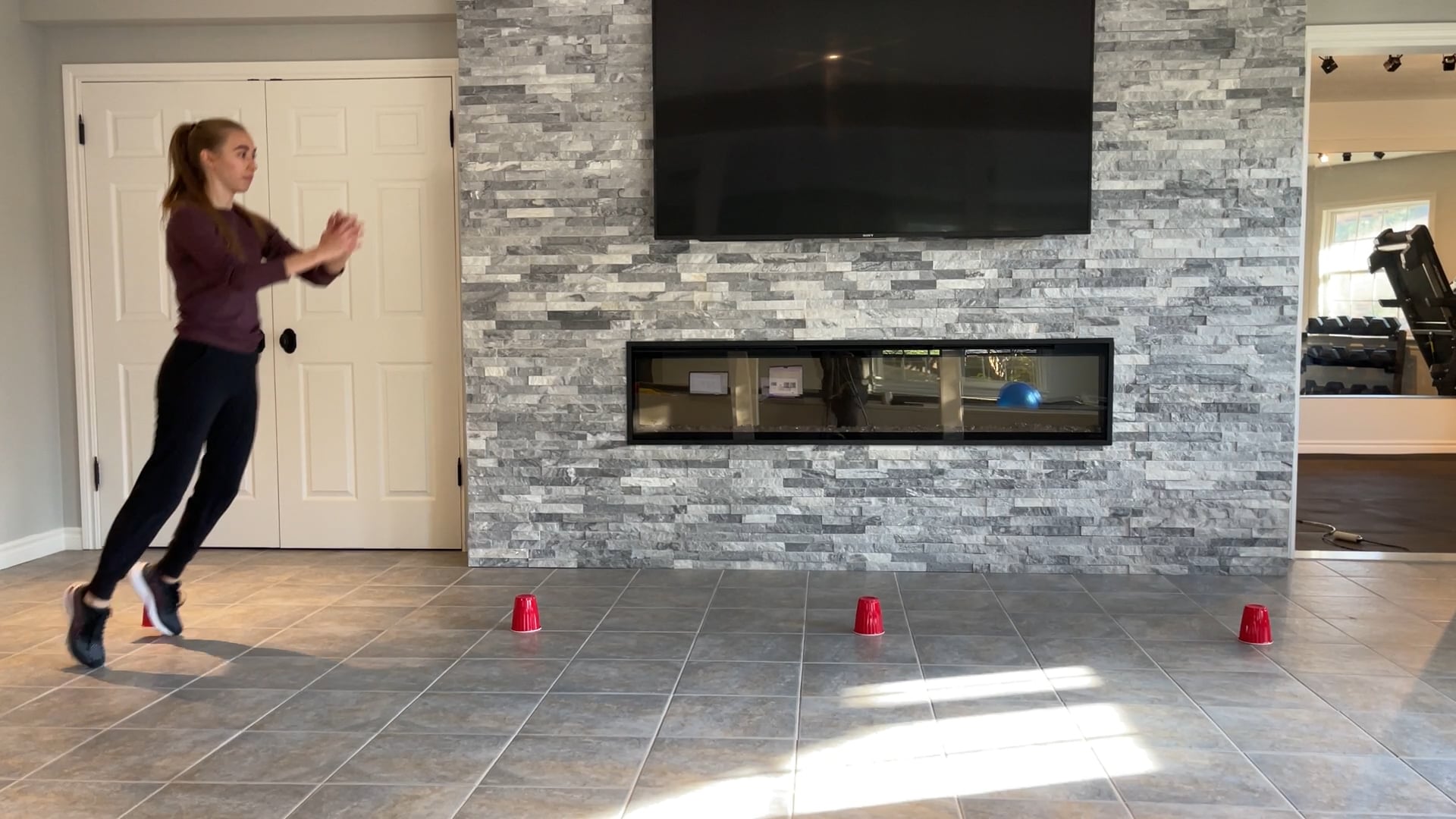Advanced-Elite: Off-ice double leg long jump with hip twist and max rotation