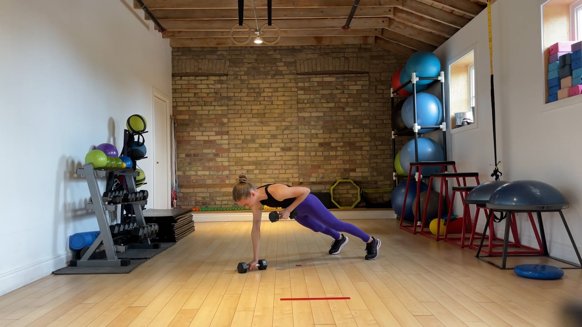 Advanced-Elite: Forward plank rows exercise