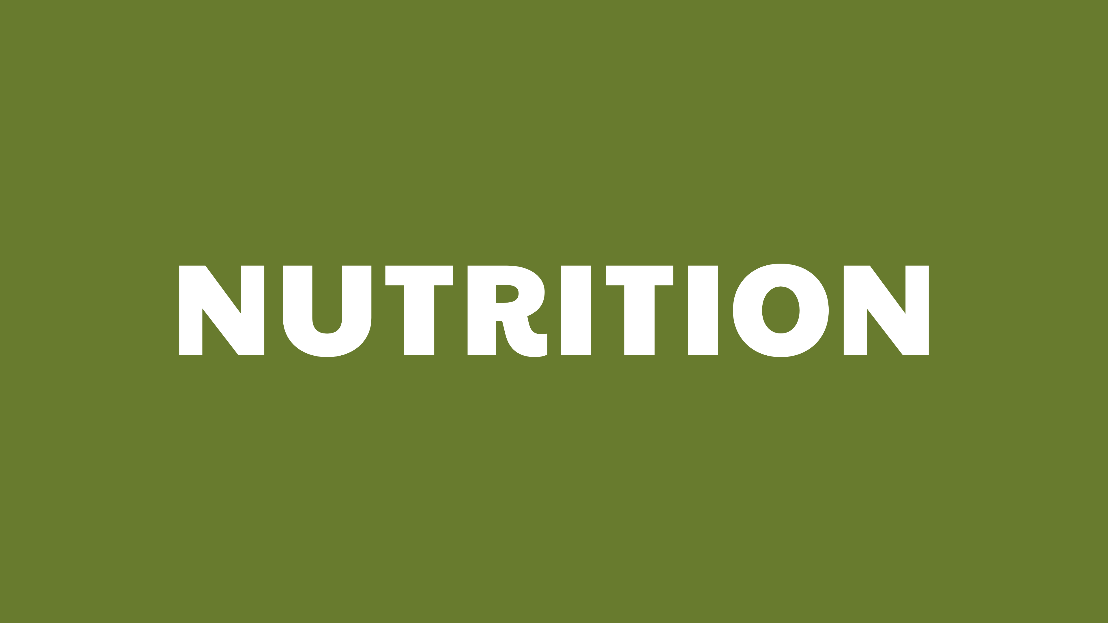 Nutrition