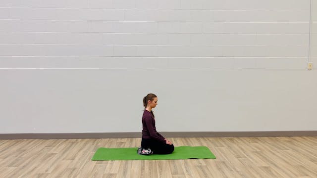 Foundation: Half knee bridge pose hol...