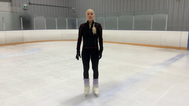Toe loop extension with chasse and lo...