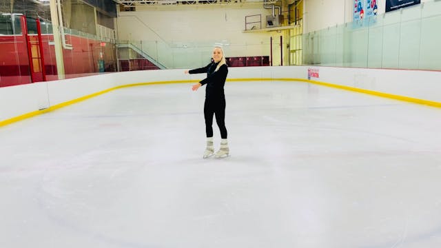 Foundation: On ice back spin cross po...