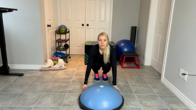 Elite: Pushup with one hand on bosu e...