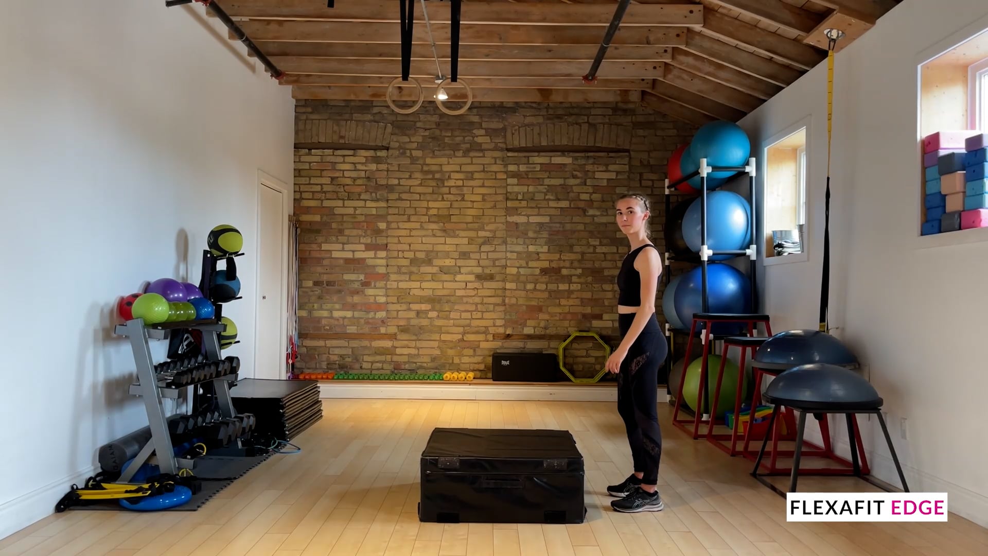 2-Foot Box Jump With 1/2 Turn Off Box: Advanced