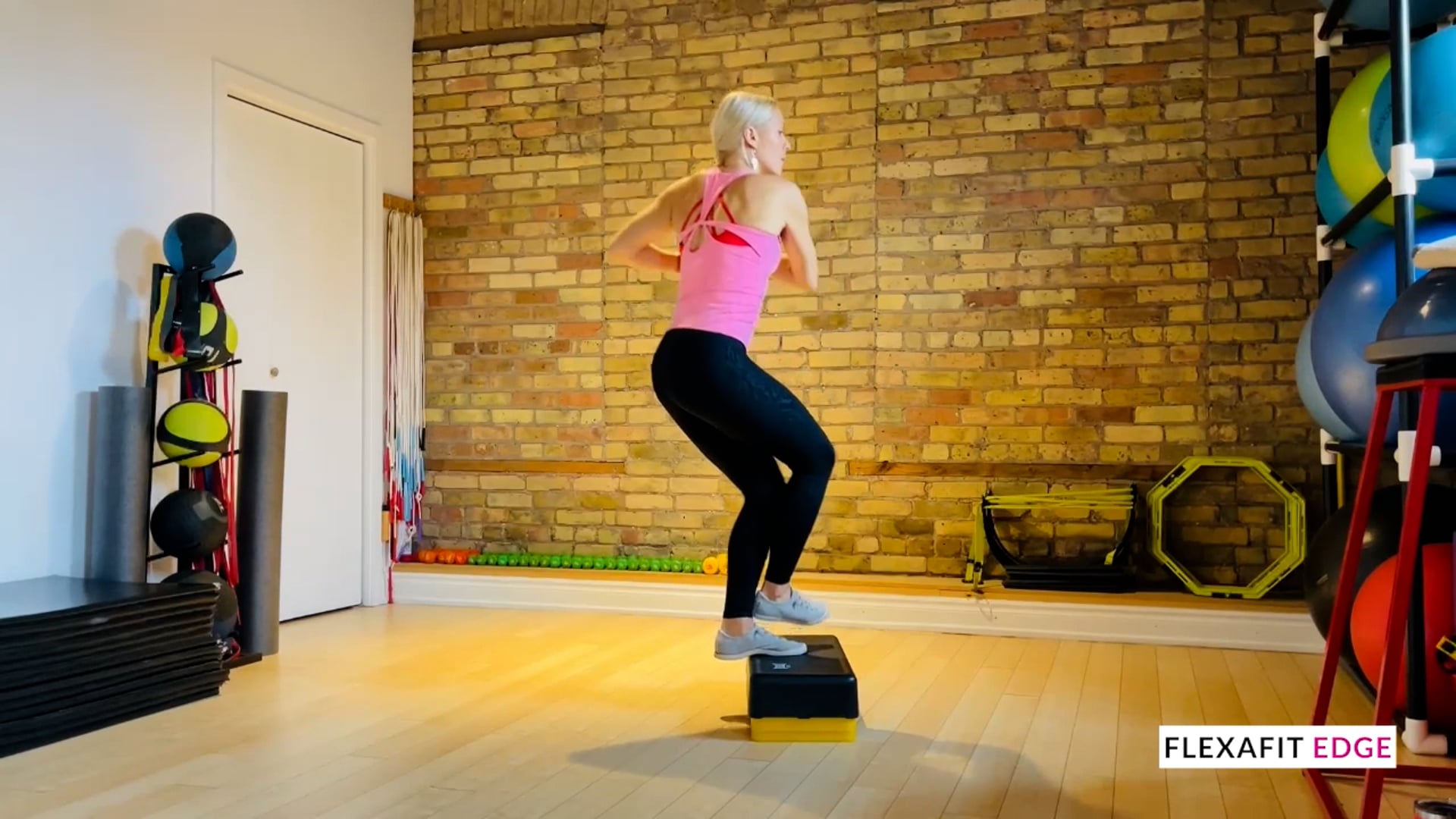 Alternating Eagle To Landing Position Off Step Box: Foundation-Advanced