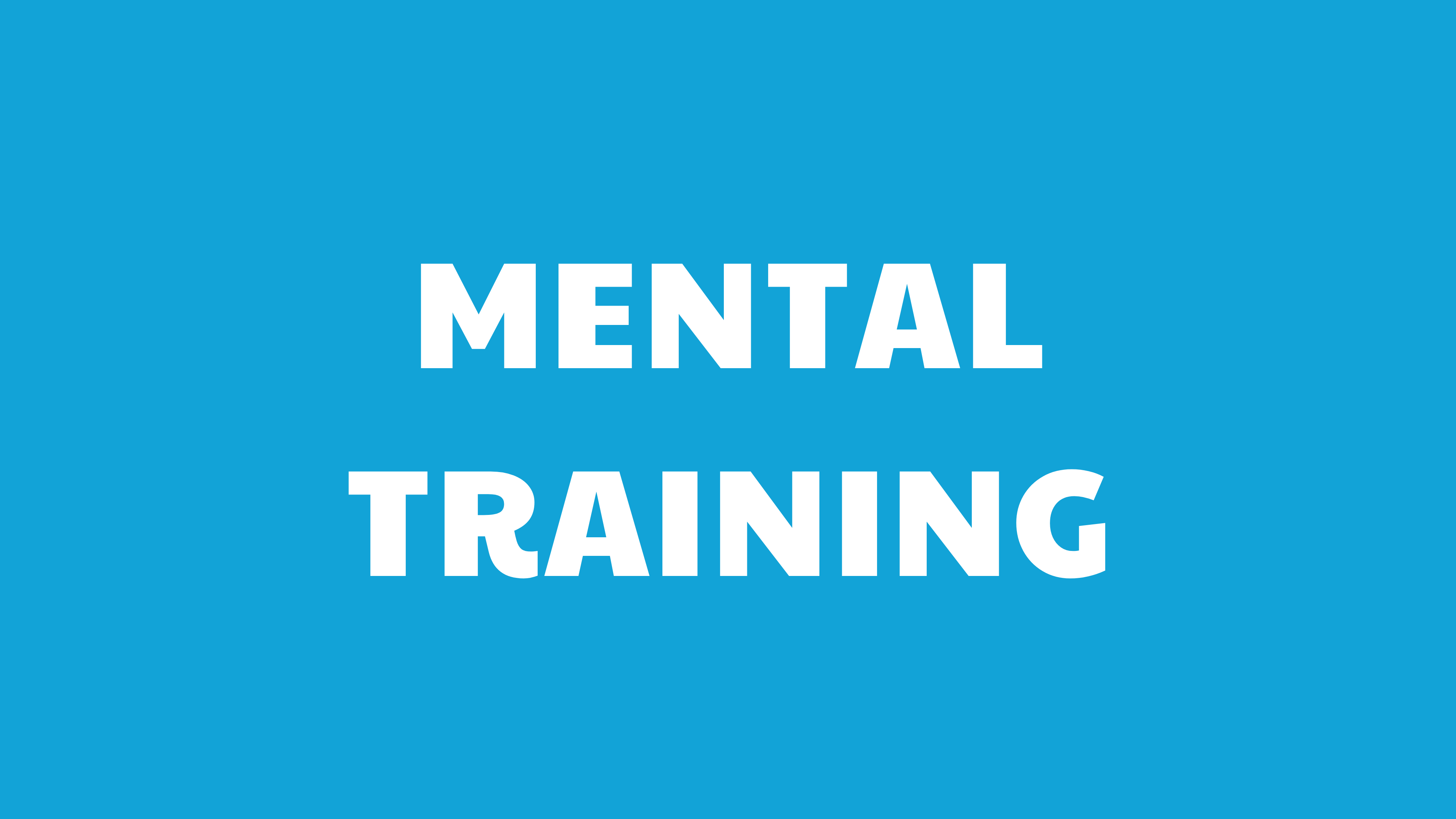 Mental Training