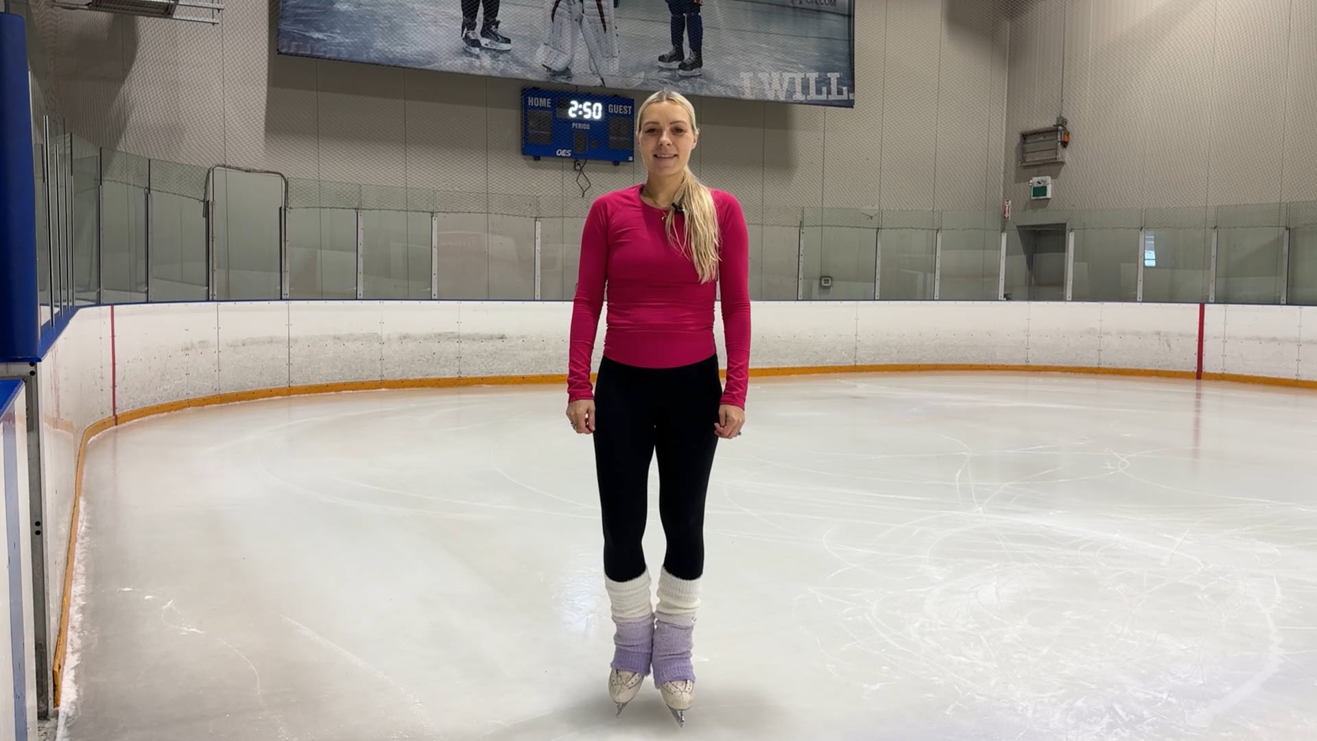 Foundation-Advanced: On-ice upper body edge pressure salchow entry drill