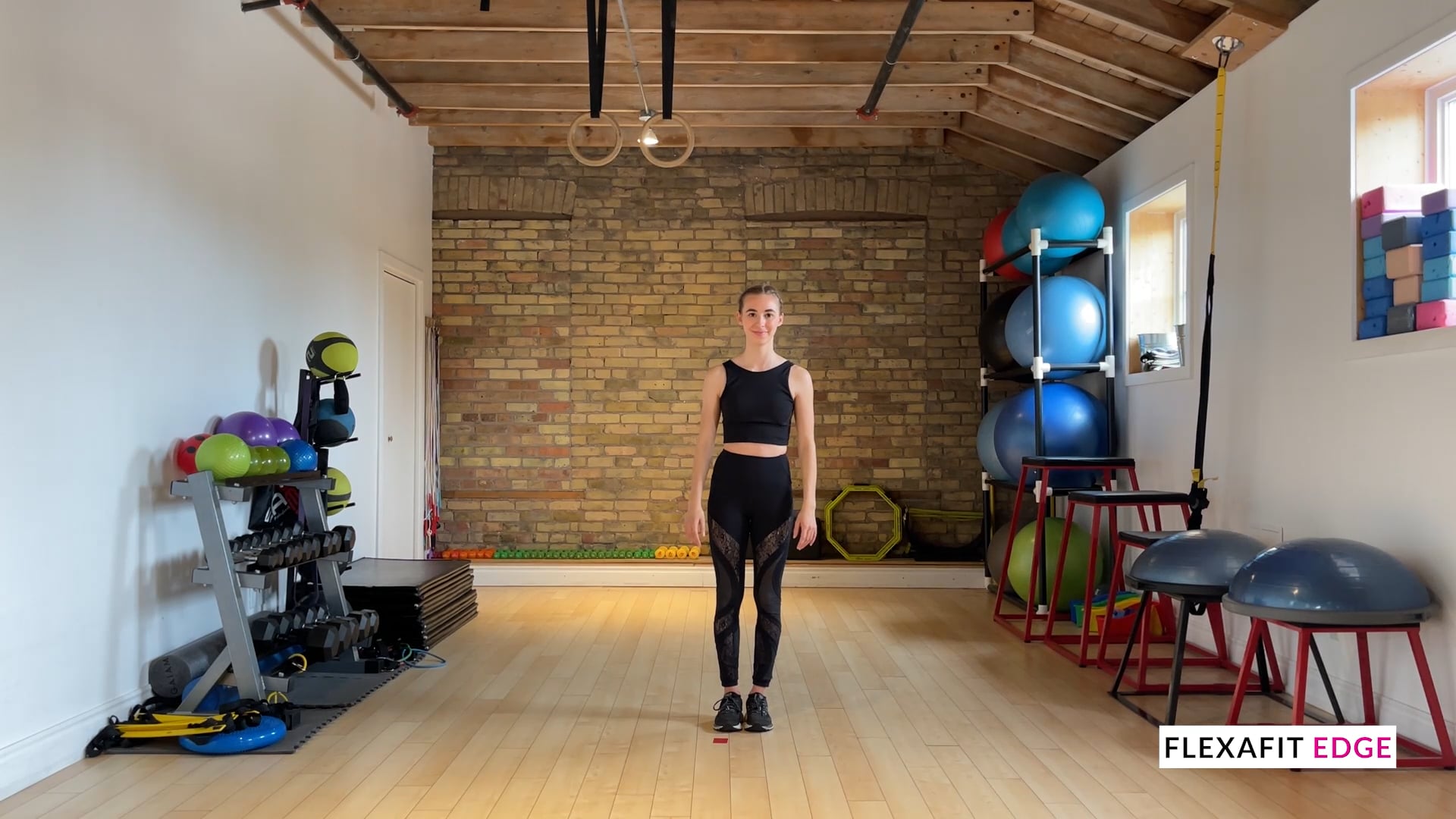 Dynamic forward and side kicks with Y-stand & grab holds: Foundation-Elite