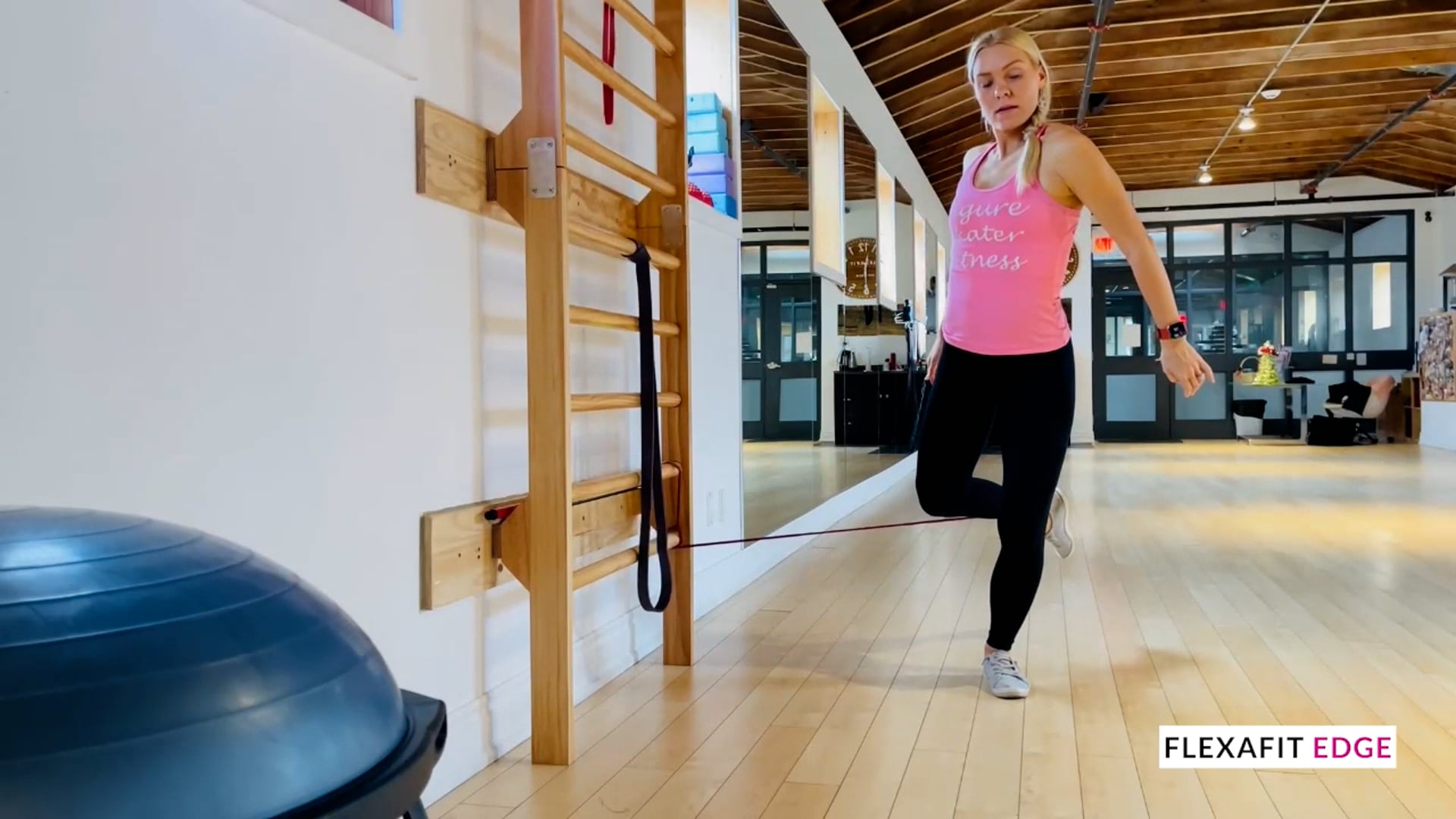 Foot track back band drill: Advanced-Elite