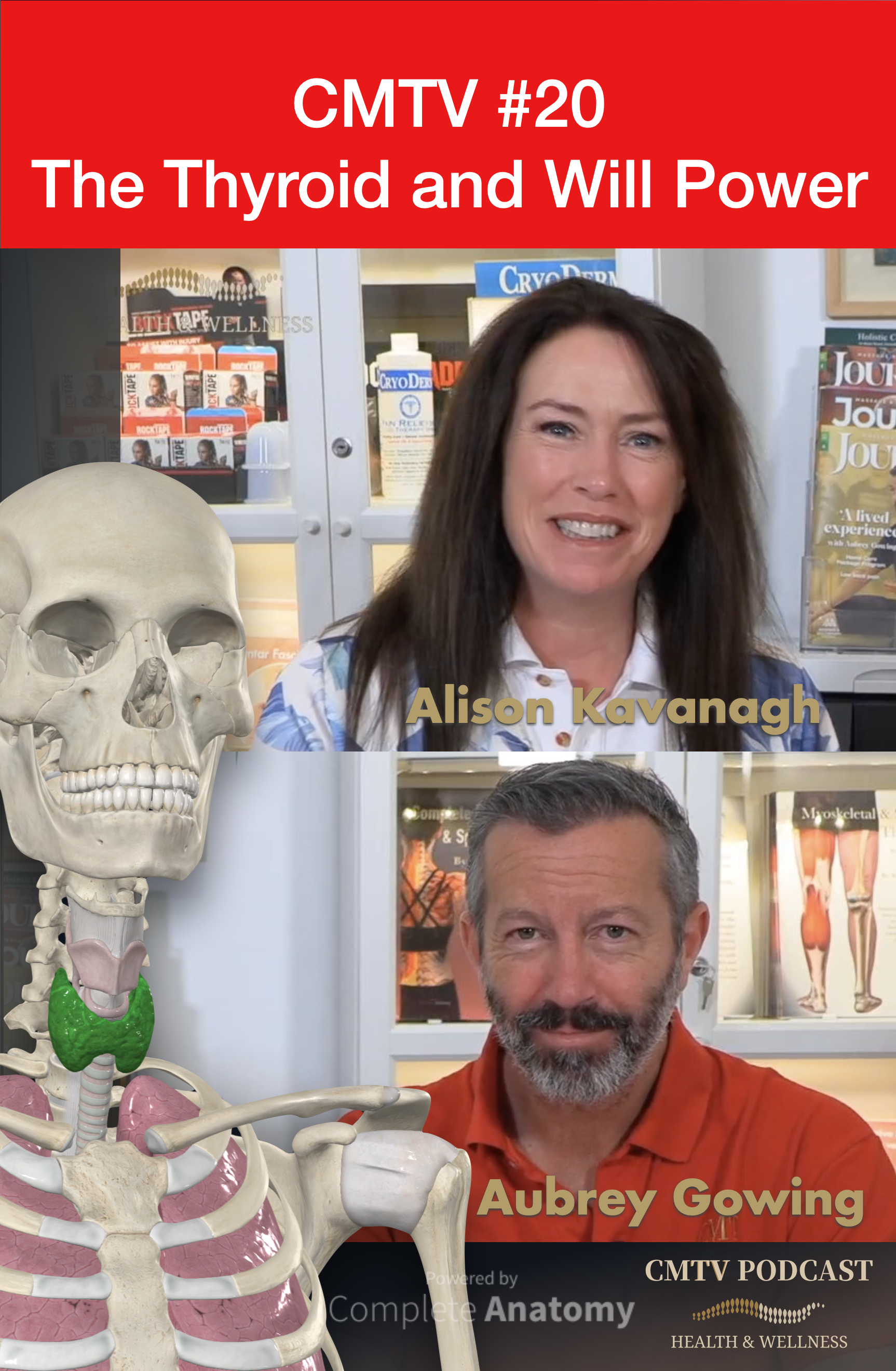 CMTV #20 The Throat chakra, will power and Tibialis Anterior