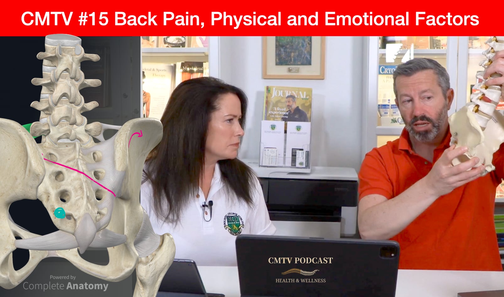 CMTV #15 - Back Pain, Physical and Emotional Factors