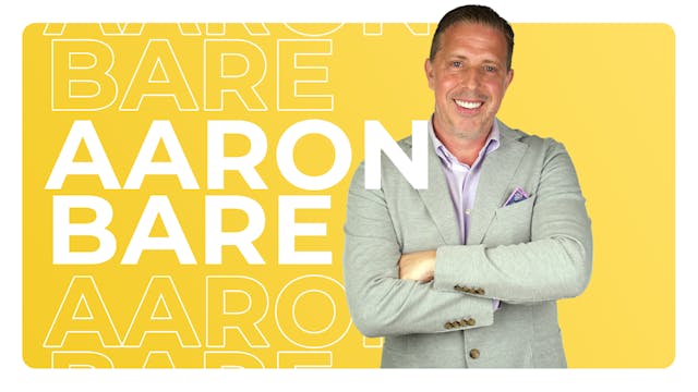 Aaron Bare, Bestselling Author & Faci...