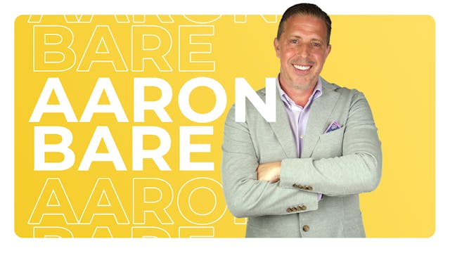 Aaron Bare, Bestselling Author & Faci...
