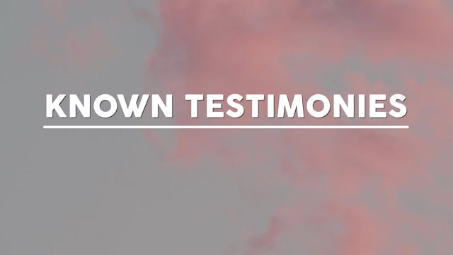 Kathy || Known Testimony