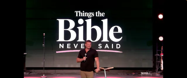 Things the Bible Never Said | Josh Co...