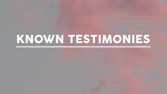 Gaye || Known Testimony