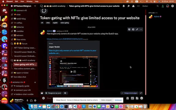 NFT-token-gating: NFTs as access pass and login to your online content